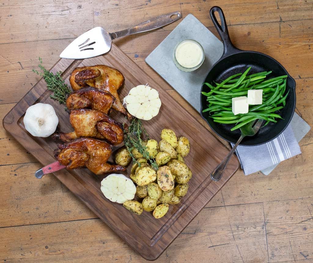 Image of roasted chicken meal kit